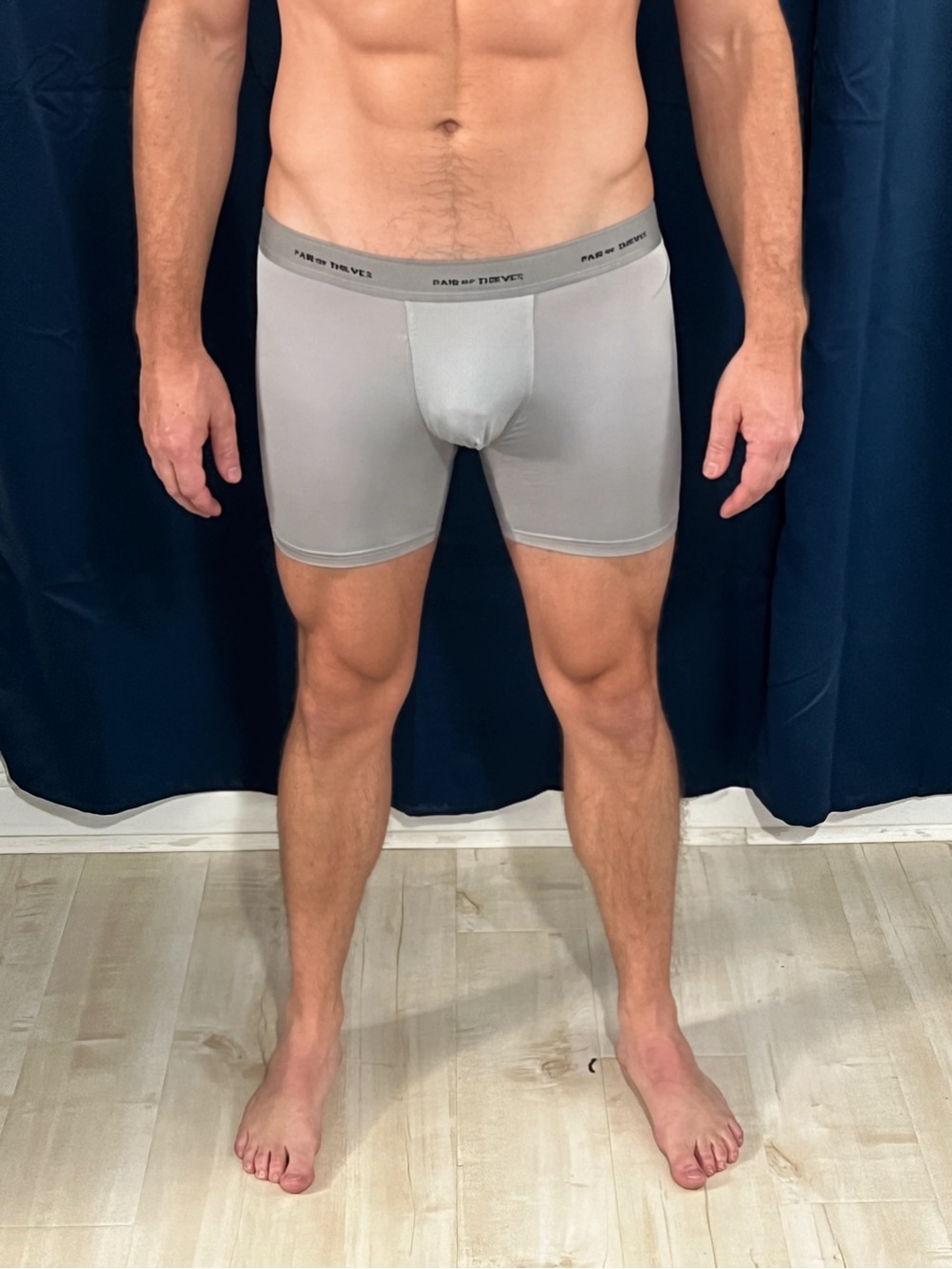 Men's Pair of Thieves  Breathable Gray Boxer Briefs - Comfort Fit